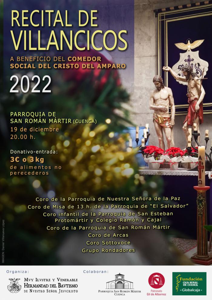 El Bautismo organiza un Taller Solidario de Roscones y un Recital de Villancicos para estas Navidades