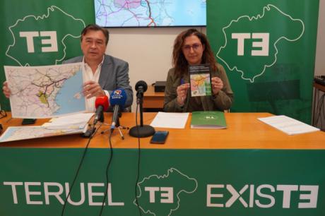 Teruel Existe presenta alegaciones al anteproyecto de la A-40 para que el tramo Cuenca - Teruel sea autovía
