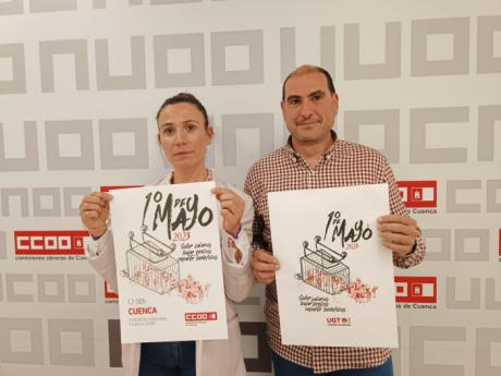 CCOO y UGT preparan un 1 de Mayo en Cuenca centrado en la reivindicación salarial, el control de los precios y el reparto de beneficios