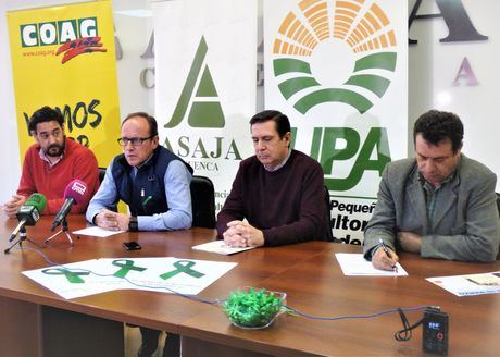 Unos 150 tractores y cientos de agricultores y ganaderos participarán en la movilización del martes día 10 en Cuenca capital