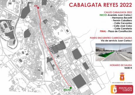 La Cabalgata de Reyes modifica y amplía su recorrido para facilitar la distancia social entre los espectadores y evitar aglomeraciones