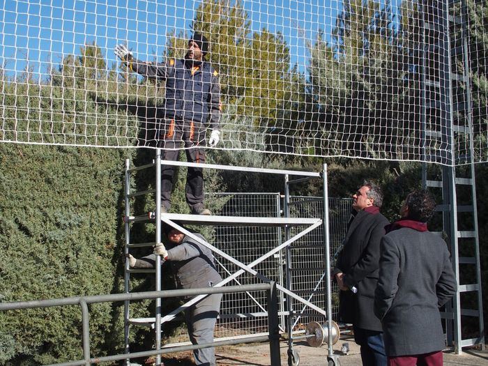 El Campo de Fútbol del barrio de Tiradores ya cuenta con redes perimetrales nuevas