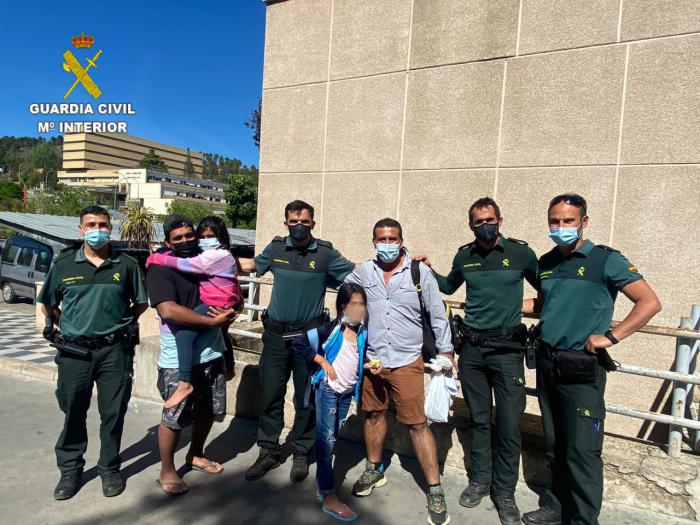 La Guardia Civil rescata a cuatro personas en “Los Cortados” de Villalba de la Sierra