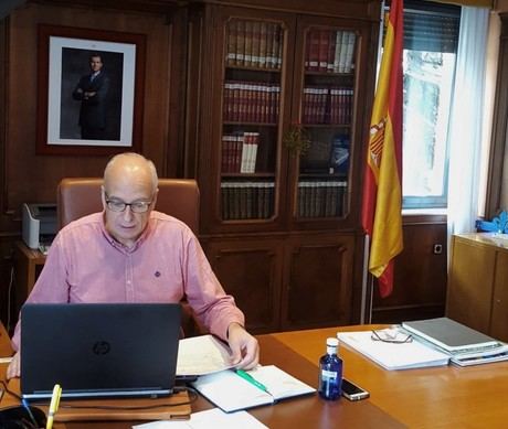 El subdelegado del Gobierno en Cuenca preside la reunión del Centro de Coordinación Provincial frente al COVID-19