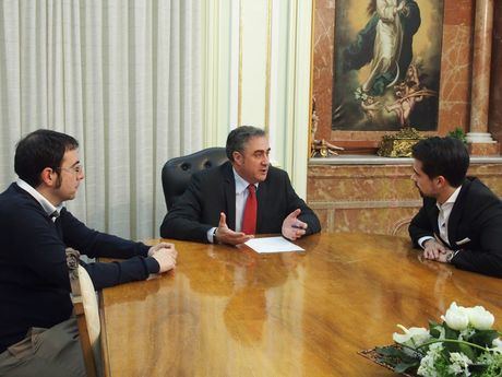 Mariscal se reúne con Javier Redondo, nuevo presidente de la Asociación de Jóvenes Empresarios