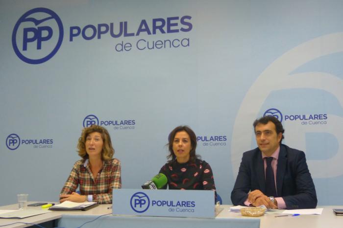 Moya pide a Dolz e Isidoro que se pronuncien sobre el pacto Sánchez-Podemos y expliquen qué beneficios podría reportar a Cuenca