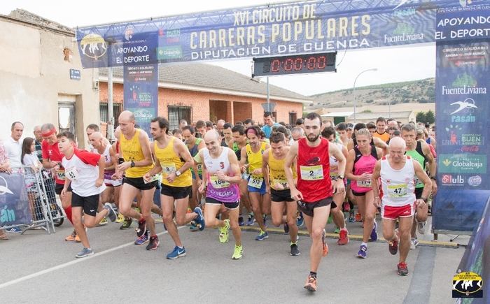 Carlos Sanz y María Jesús Algarra se impusieron en la XV Carrera Popular Santa Eulalia de Villares del Saz