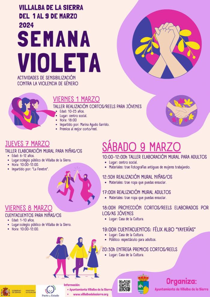 Una semana de empoderamiento y sensibilización en Villalba de la Sierra con motivo del Día Internacional de la Mujer