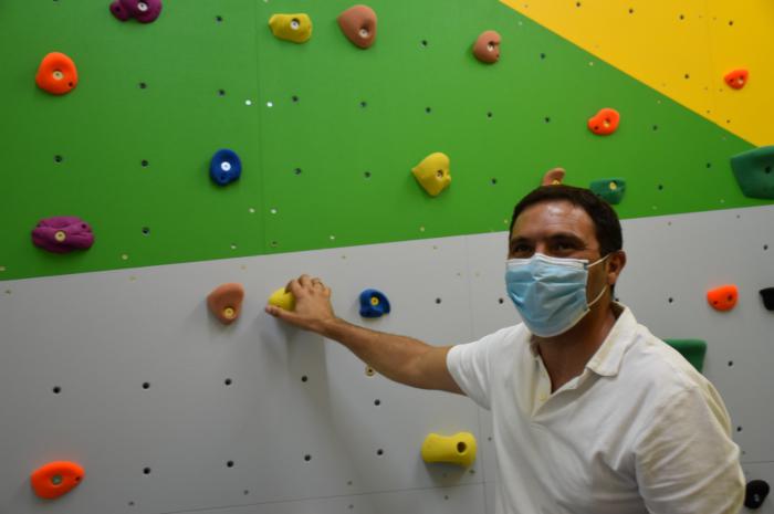 Martínez Chana destaca que el centro de escalada indoor de Chillarón será un atractivo turístico “de primer orden”