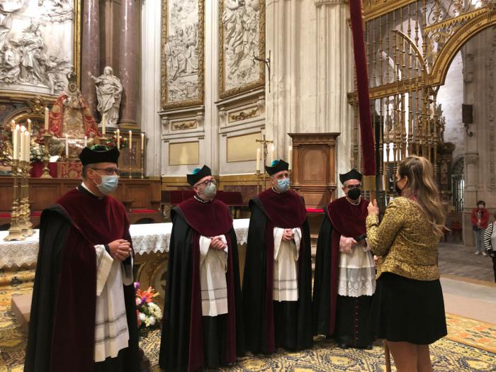 El Pendón de Alfonso VIII vuelve a la Catedral en un acto simbólico en la festividad de San Mateo