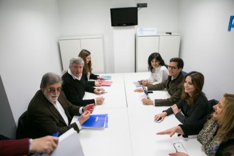 La Red SSPA se reúne con el Partido Popular para exponer su estrategia para frenar la despoblación