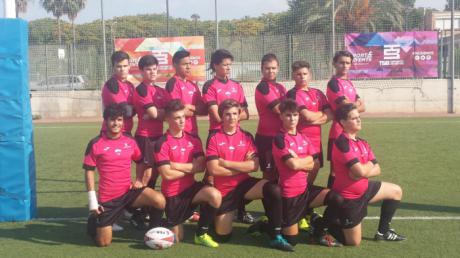 Juanma Colmena y Víctor de los Ángeles compitieron en el campeonato nacional de selecciones de rugby seven con Castilla-La Mancha