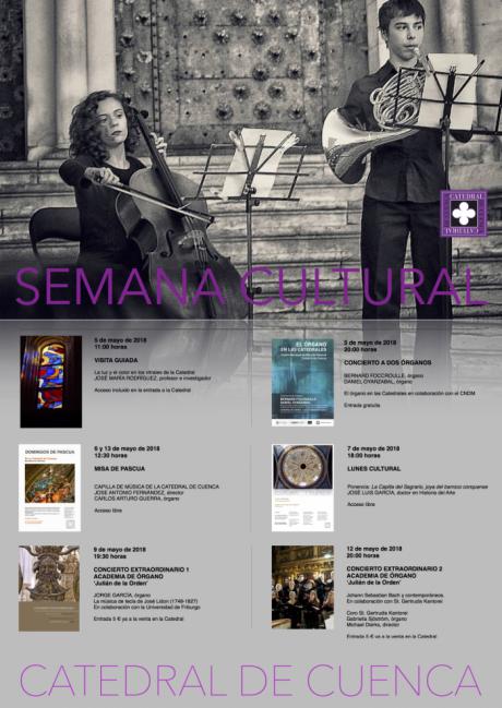 La Catedral de Cuenca organiza una Semana Cultural