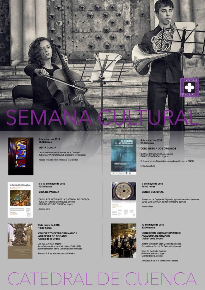 La Catedral de Cuenca organiza una Semana Cultural