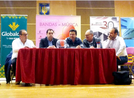 Doménech destaca el especial compromiso de Diputación con el Certamen Regional de Bandas de Música ‘Villa Mota del Cuervo