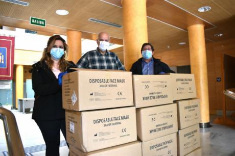 La Subdelegación del Gobierno en Cuenca entrega 29.000 mascarillas destinadas para la Federación Española de Municipios y Provincias