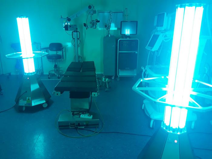 El Hospital Recoletas incorpora una lámparas de irradiación ultravioleta para la eliminación de cualquier virus o bacteria