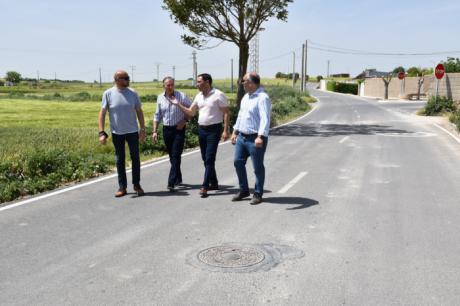La Diputación invierte 140.927 euros en mejorar la seguridad vial de Torrubia del Campo con el arreglo del camino del Pozo Ortin