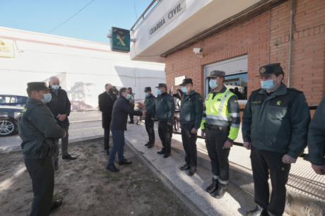Tierraseca resalta en Tarancón el esfuerzo del Gobierno por adecuar las instalaciones de seguridad y por incentivar el tejido empresarial en Castilla-La Mancha