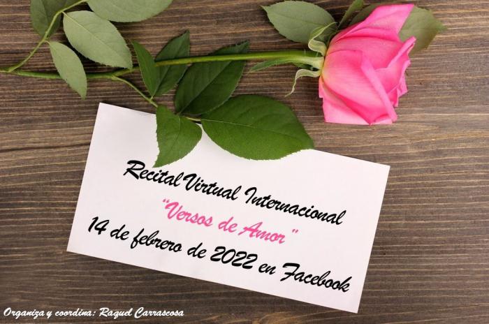 La poeta conquense Raquel Carrascosa organiza un recital virtual internacional en Facebook para celebrar con versos grabados en vídeo el día de San Valentín
