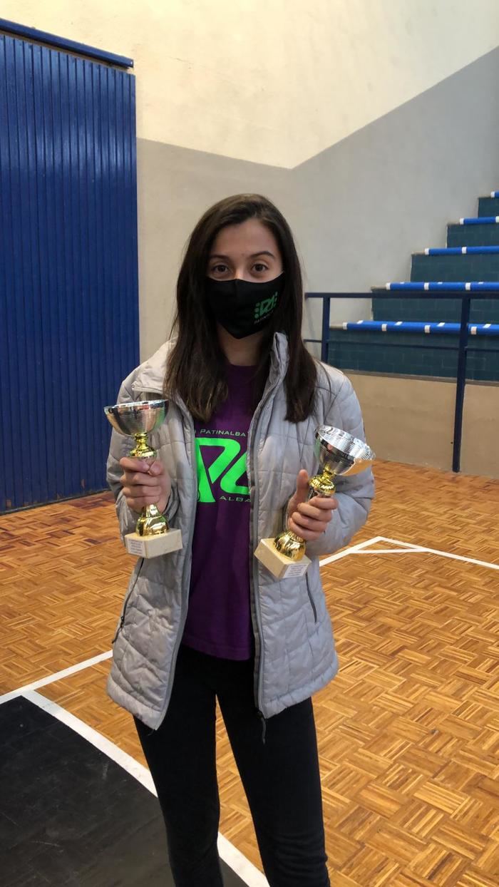 La quintanareña Victoria Ruipérez, doble Campeona Regional de Patinaje Freesytle