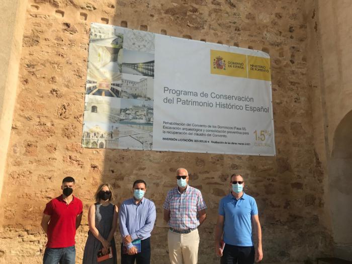 El convento de los Dominicos de Villaescusa de Haro recibe una inversión de 320.000 euros gracias al Gobierno de España y la Diputación