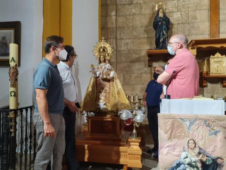 Finalizan los trabajos de restauración de la Virgen de la Estrella, patrona de El Herrumblar