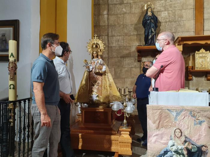 Finalizan los trabajos de restauración de la Virgen de la Estrella, patrona de El Herrumblar