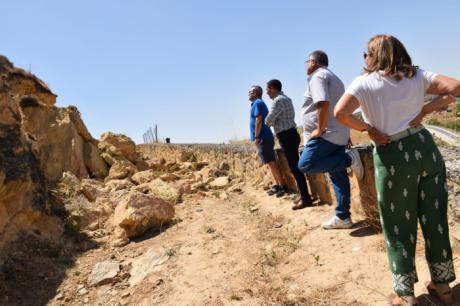 La Diputación ayudará al Ayuntamiento de Cañaveras en la retirada de un desprendimiento de rocas