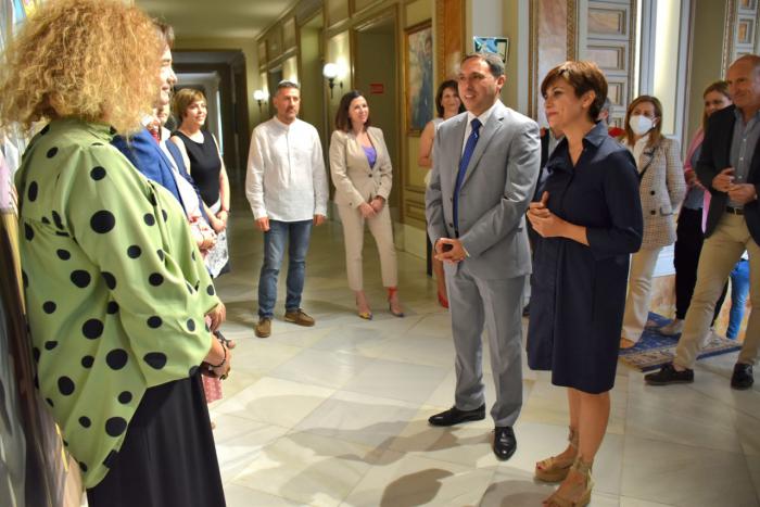 La ministra de Política Territorial, Isabel Rodríguez, visita el Palacio Provincial de la Diputación