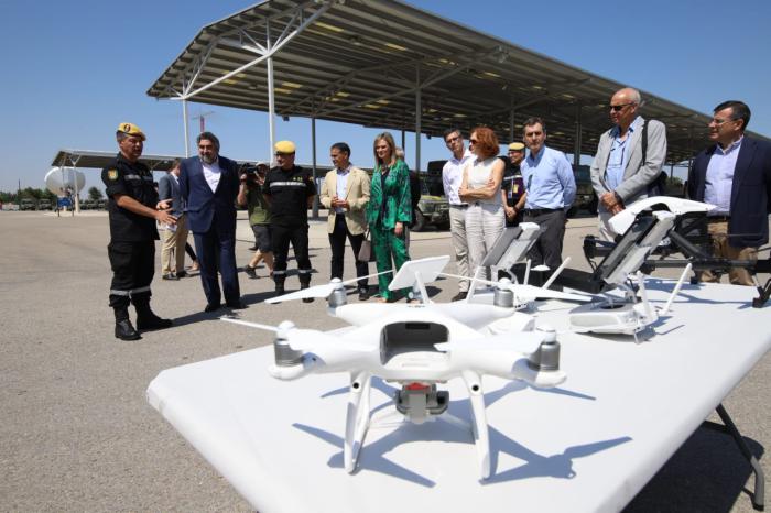 González Ramos agradece la labor de la UME, durante la visita a sus instalaciones