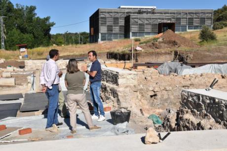 La Diputación estudia resolver el contrato de obras de las termas de la Villa Romana de Noheda