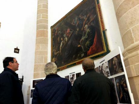 Diputación devuelve a La Ventosa un cuadro del siglo XVII tras su restauración durante más de un año y medio