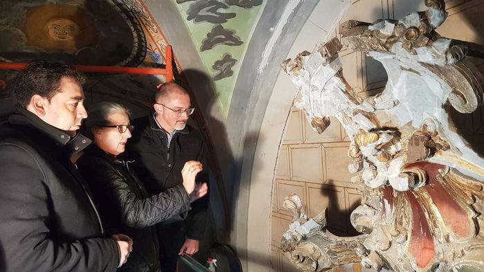 Diputación de Cuenca emprende la restauración del Retablo Mayor de La Parra de las Vegas
