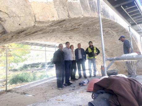 Diputación de Cuenca acomete la rehabilitación del Puente de Cristinas en Pajaroncillo