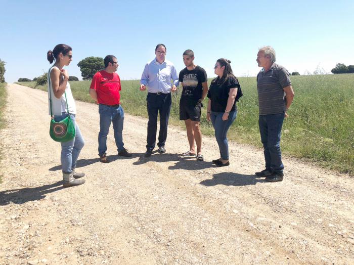 Se invierte 100.000 euros en el arreglo del camino entre los municipios de Castejón y Tinajas