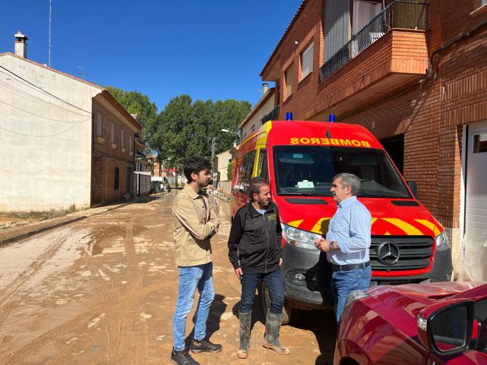 Los bomberos de la Diputación han llevado a cabo 21 intervenciones en el municipio de Iniesta por la riada