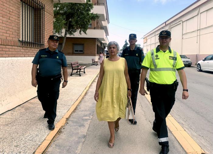  Fernández visita el cuartel de la Guardia Civil de Tarancón