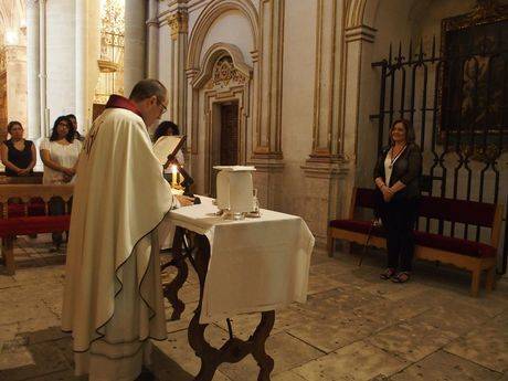 La Corporación Municipal asiste a la misa en honor a la Virgen de las Nieves