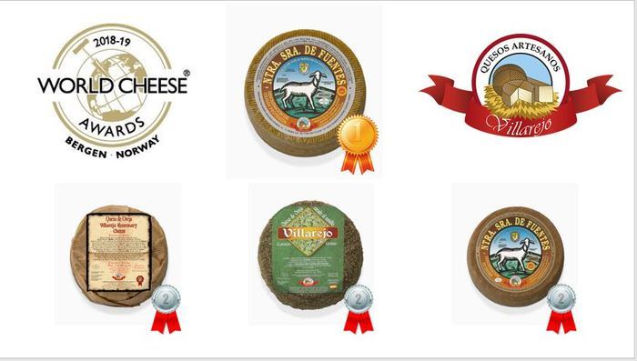 La empresa conquense 'Quesos Artesanos Villarejo' consigue cuatro medallas en el certamen World Cheese Awards