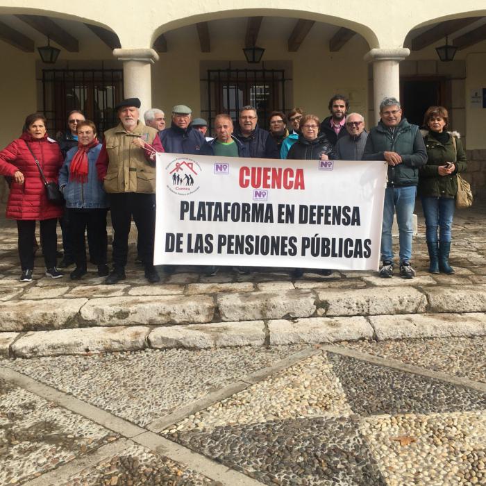 La Plaforma en defensa de las pensiones públicas en Cuenca agradece a la juventud su apoyo