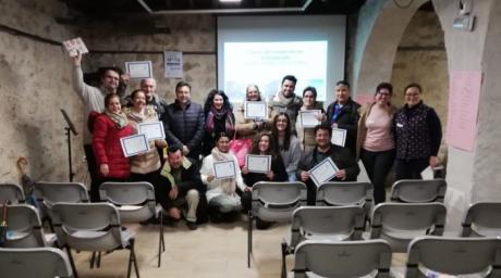 Entrega de diplomas del Curso básico de formación de voluntariado en Mota del Cuervo