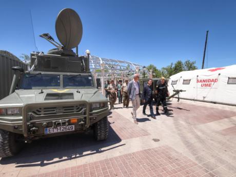 La Unidad Militar de Emergencias muestra sus efectivos en Tarancón