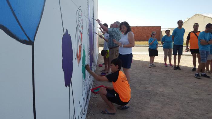 Pinceladas contra la violencia de género en las Fiestas del Rabosero de Mota del Cuervo