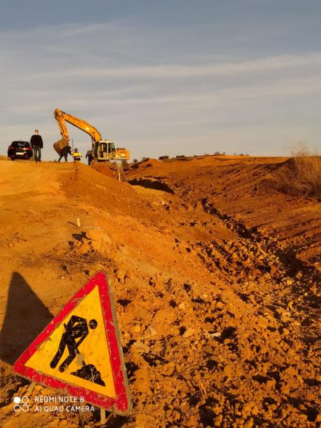 Se inician las obras de mejora del drenaje en la AP-36 a la altura de Mota del Cuervo