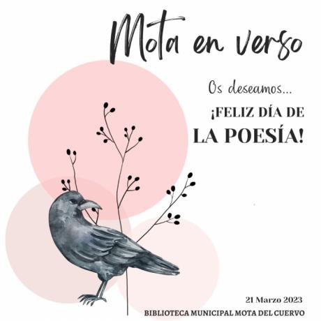 Buzoneo poético en Mota del Cuervo para celebrar el Día de la Poesía