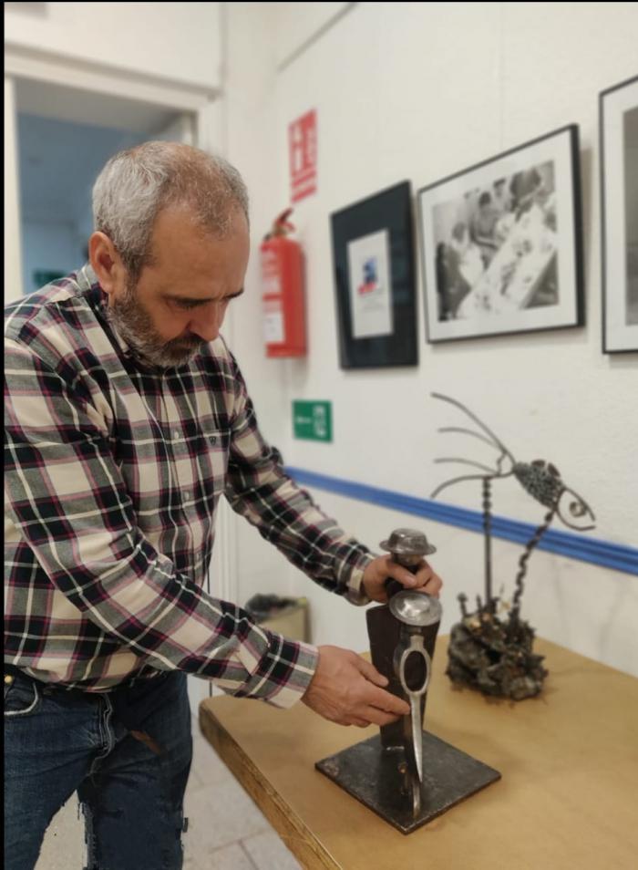 Manuel Sánchez Galán expone su obra escultórica en la Casa de Castilla-La Mancha de Madrid