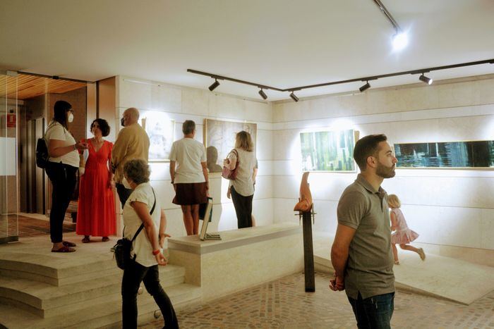 La exposición 'De Laberintos, jardines y poesía', en la sede de la Demarcación de Cuenca del COACM