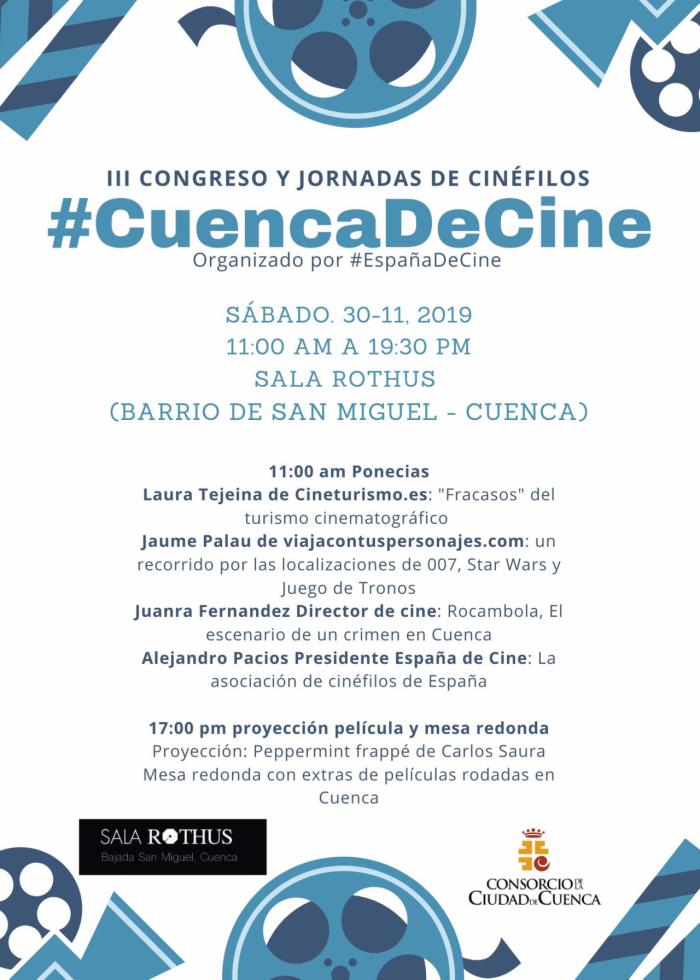 Este sábado se celebra el III Congreso y Jornadas #CuencaDeCine