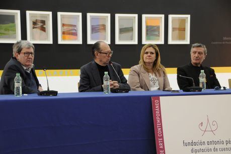 Rafael Canogar presenta en la FAP Los Pilares de la Luz, muestra dentro de proyecto MENÚ-Cuadernos de Poesía